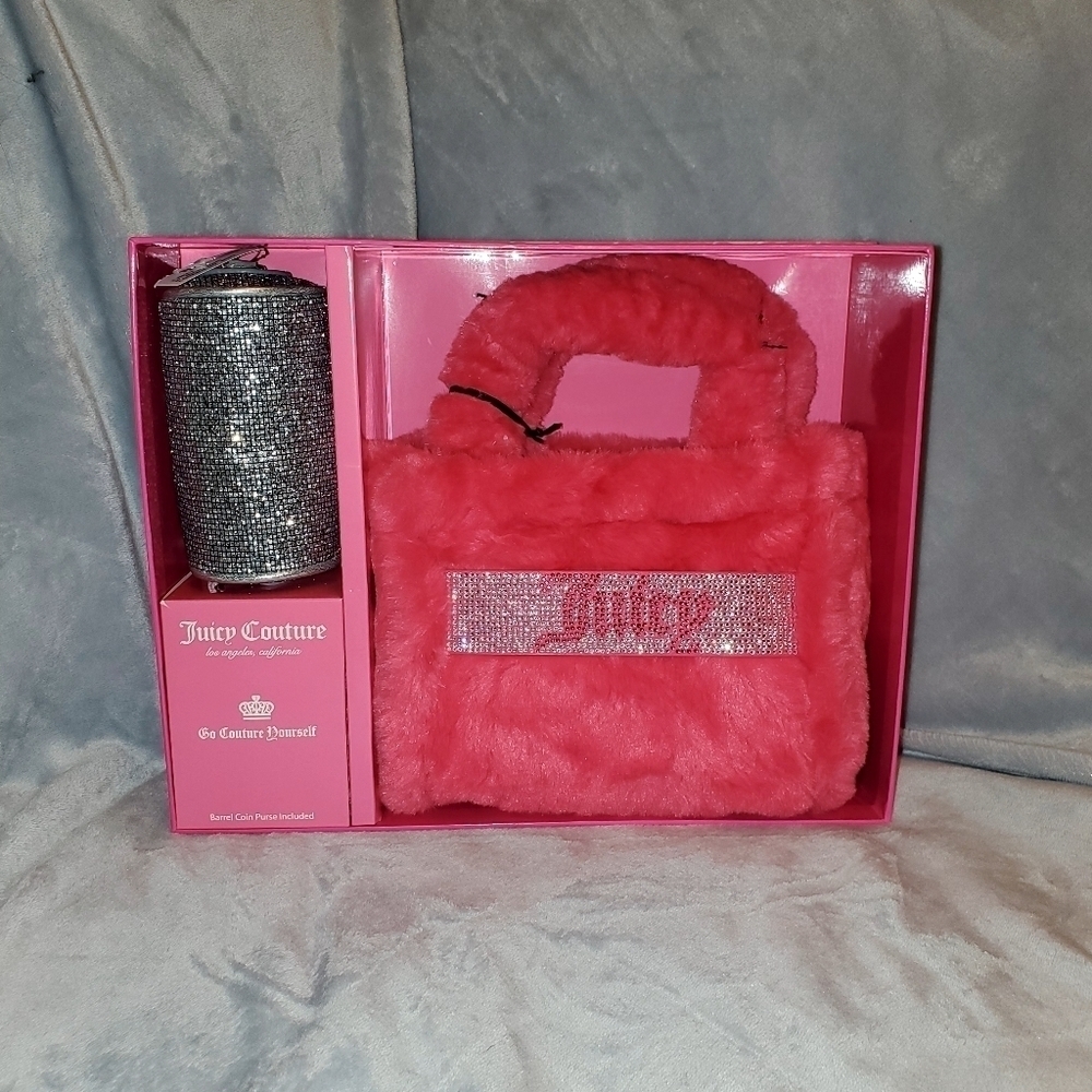 Juicy Couture Fuzzy Furry Purse